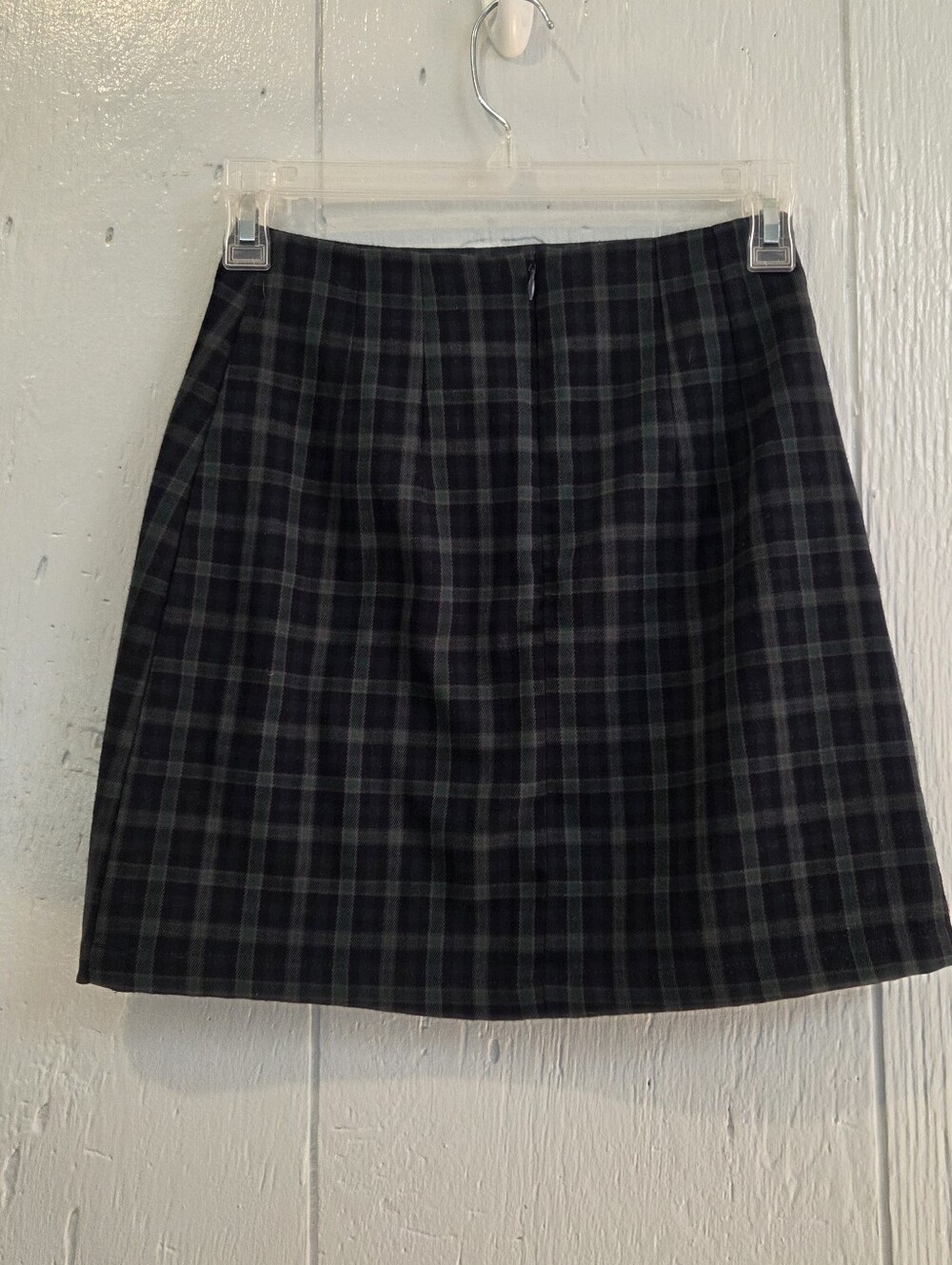 John Galt Plaid A-Line Mini Skirt - Picture 6 of 13